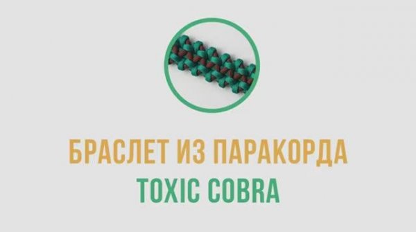 Браслет из паракорда Toxic Cobra Modified(360P)