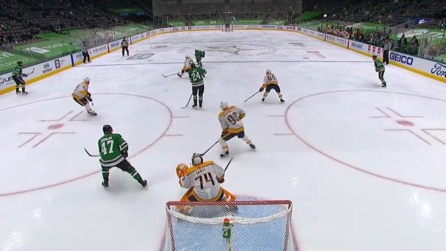 Stars' Radulov Scores With Nifty Between-The-Legs Redirect смотреть онлайн