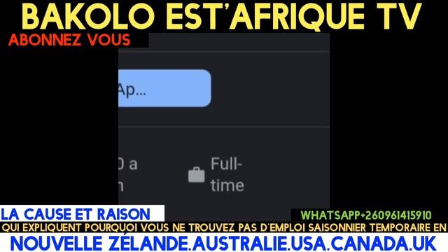 AUSTRALIE UK USA: pourquoi vous ne trouvez pas d’emploi SAISONNIER TEMPORAIRE смотреть онлайн