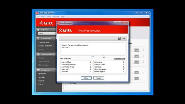 AVIRA 2012 Antivirus FREE смотреть онлайн