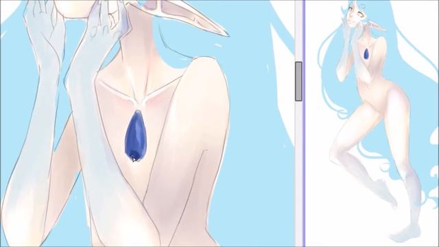 Aqua | speedpaint смотреть онлайн