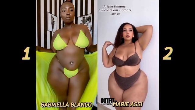 Plus Size Models Duel | Gabriella Blanco X Marie Assi | Who is the best? | Glamorous Curvy смотреть онлайн
