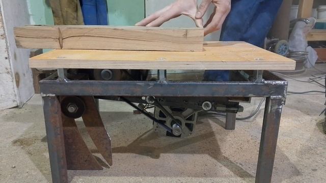 Циркулярка из стиралки автомат.Пилю дуб 50мм смотреть онлайн