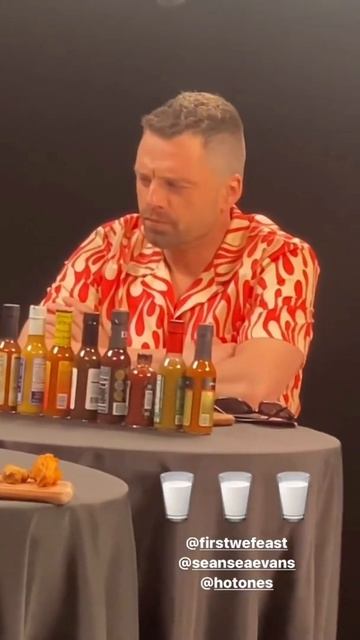 02.10.22 Sebastian Stan @ First We Feast (preview) смотреть онлайн