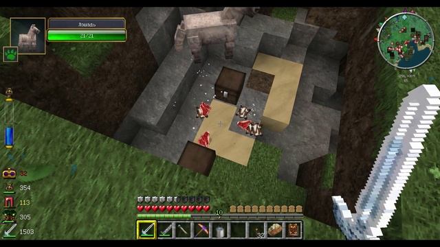 Майнкрафт - #65 - Дом с пауками рвущий пуканы смотреть онлайн