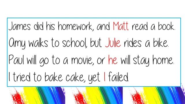 Conjunctions And Commas