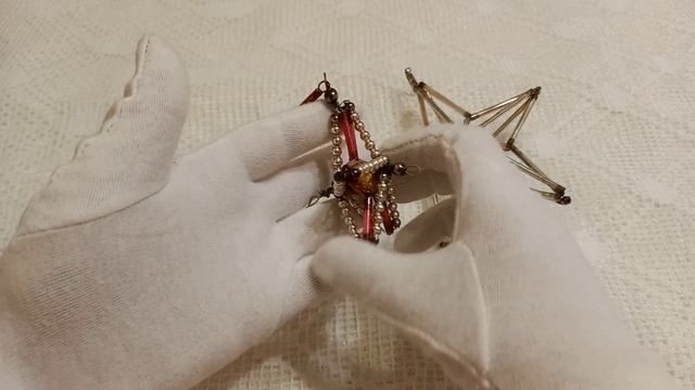 Ёлочные игрушки СССР Стеклярус смотреть онлайн