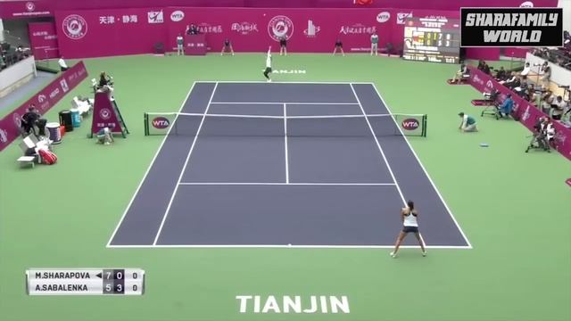 Sharapova Vs Sabalenka ● 2017 Tianjin Final Highlights