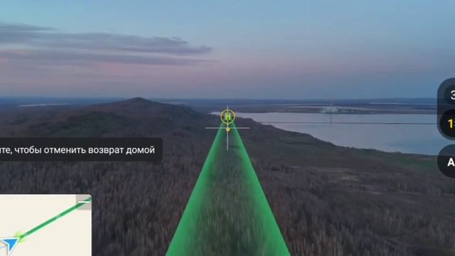 dji air 3 (FCC) полет на 10 км пересеченной местности на стандартной акб, на 1300 прошивке. смотреть онлайн