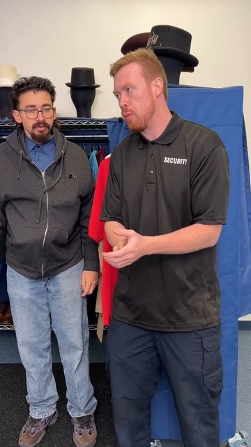 Man hides mannequin in his jacket #Shorts смотреть онлайн