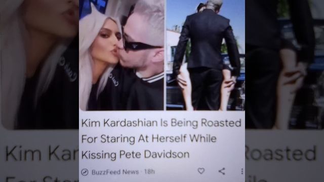 Kim Kardashian's getting roasted for staring at the camera while kissing Pete seeking attention ac смотреть онлайн