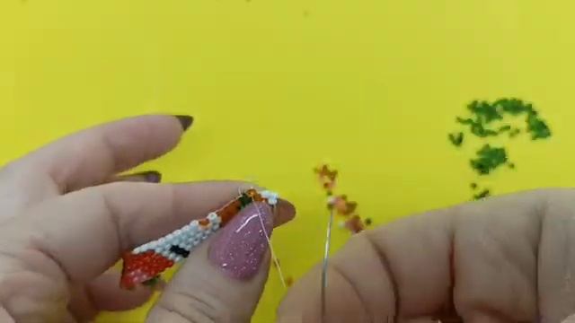 ИМБИРНЫЙ ОЛЕНЬ. Кирпичное плетение. Часть 1_5. (360p) смотреть онлайн