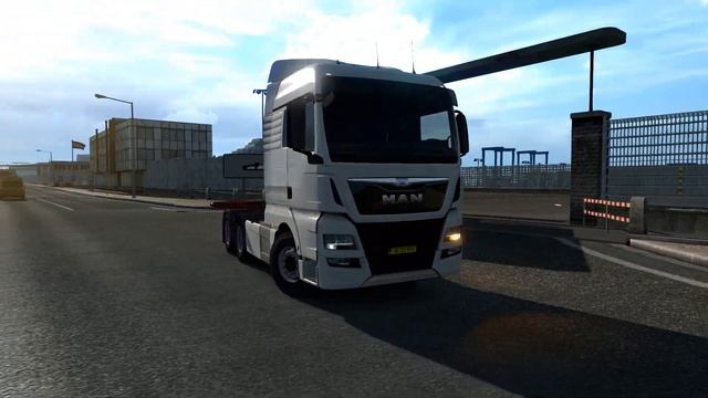 ETS 2 - 6x4 MAN TGX Euro 6 Transporting a Wind Turbine Tower смотреть онлайн