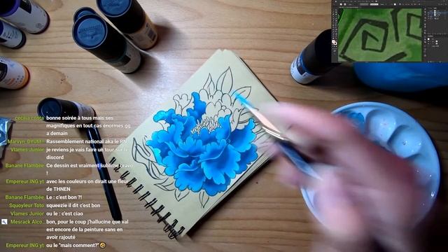 Live Créatif avec Val | Peinture de Pivoine ! смотреть онлайн