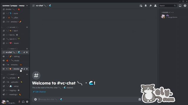 ｡˚⋆🍉﹕aesthetic preppy FREE discord server template、ely. °｡˚✿ смотреть онлайн