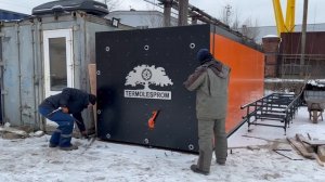 Сушка слэбов карагача и доски сосны