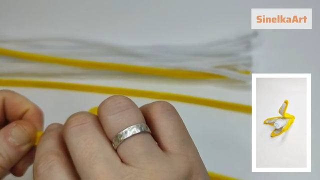 Поделка своими руками БАНАН из синельной проволоки / Поделки с детьми смотреть онлайн