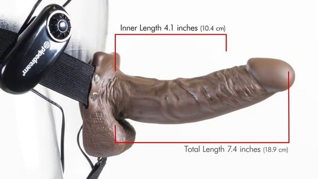 Brown Vibrating Hollow Strap On смотреть онлайн