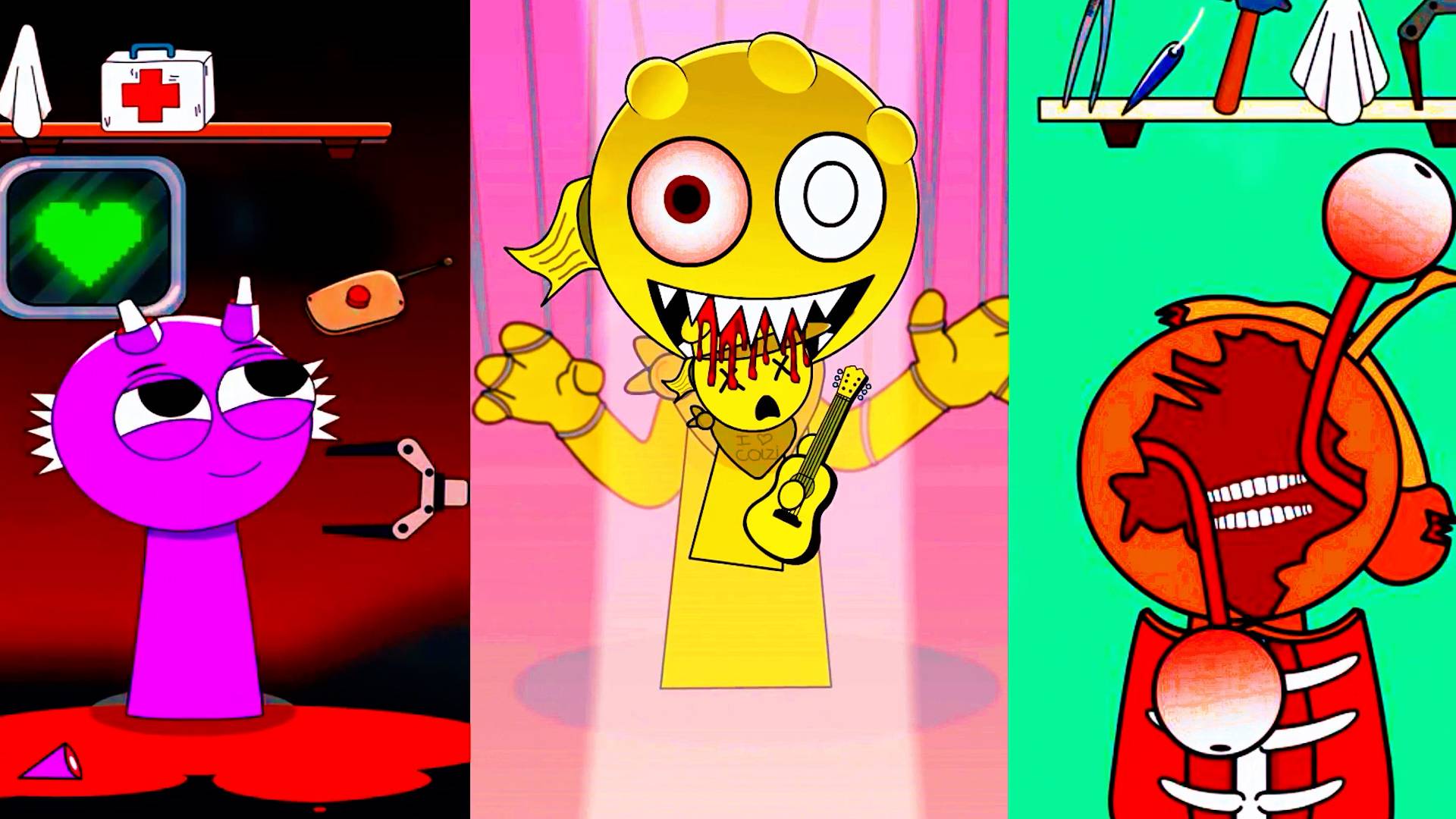 Большая подборка разных спрунков. Веселая анимация