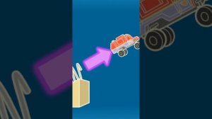 Вспыш и чудо-машинки | Крушила строит робота-вонючку, чтобы остановить Мусоровоз Вспыш!  #Shorts