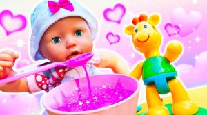 Волшебная каша из слайма для Беби Бон Анабель!