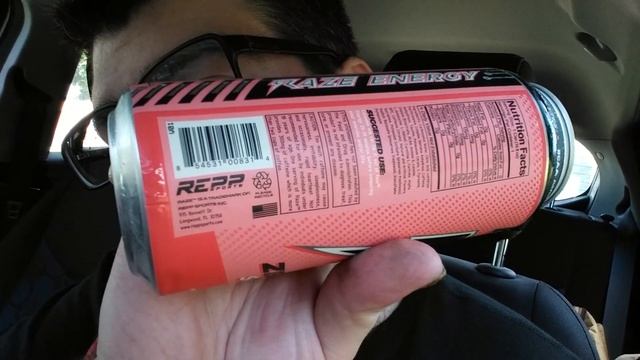 Deadcarpet Energy Drink Reviews - Strawberry Colada Raze Energy Drink