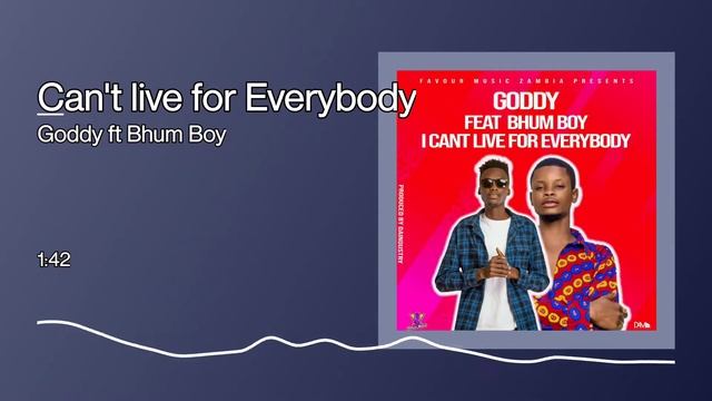 Goddy Zambia - I can't live for everybody featuring Bhum Boy смотреть онлайн