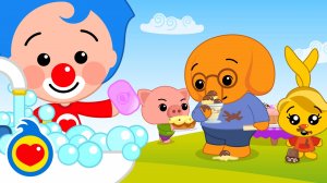 Мы играем и убираемся вместе с нашими друзьями! 😁 Oбучающие видеоролики для детей | Плим Плим