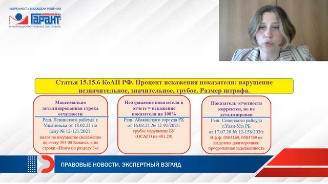 Экспертный взгляд из зала суда: нарушение требований к представлению бюджетной отчетности смотреть онлайн
