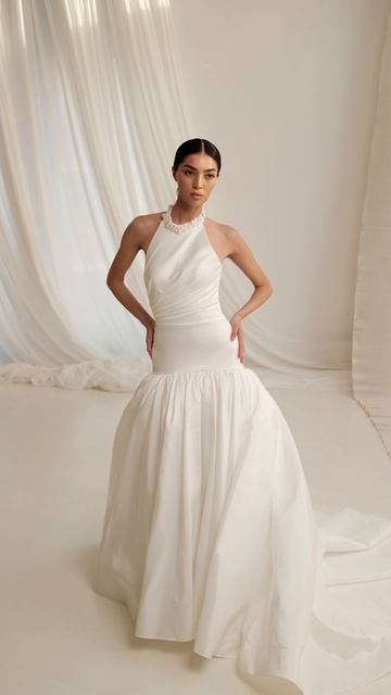 Свадебное платье Патина из коллекции «Прикосновение струн» 2025 от бренда Anna Kuznetcova