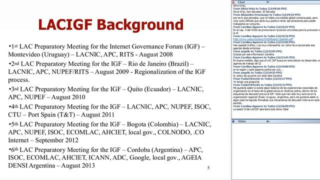 Webinar LACIGF 07/07/2014 смотреть онлайн