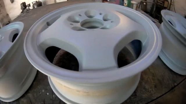 Чайник красит диски.Разбор ошибок.Смотрите результат.The teapot paints the wheels. What happened. смотреть онлайн