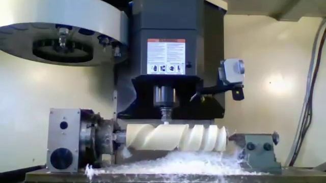 HAAS VF-4 Multi-Axis Mill Complete Feed Screw Machining смотреть онлайн