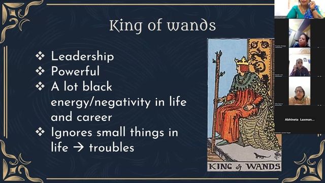 Online Tarot Cards Class on Queen of Wands and King of Wands Part 2 -- 29/11/2023 смотреть онлайн