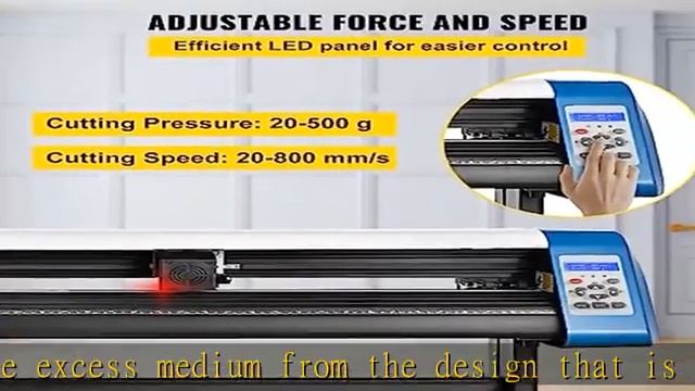 VEVOR Vinyl Cutter 53 Inch Plotter Machine Automatic Paper Feed Vinyl Cutter Plotter Speed Adjustab