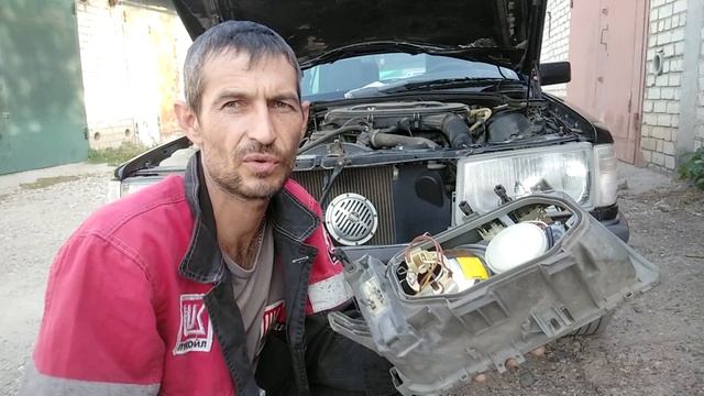 Мерседес 190 w201 w124 Вакуумный корректор фар,причины неисправности. Vacuum headlight range control смотреть онлайн