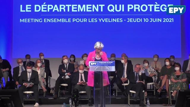 Discours de Marie-Hélène AUBERT - Meeting Ensemble Pour les Yvelines - 10 juin 2021 смотреть онлайн