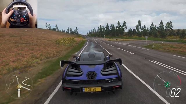 Forza Horizon 4 Mclaren Senna Gameplay (Logitech G29) смотреть онлайн