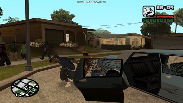 Бью машину в GTA: San Andreas