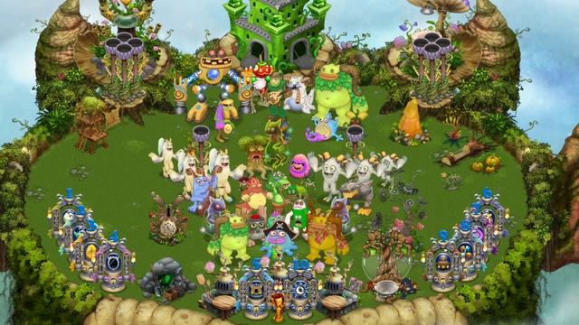 как поют монстры на острове растений в my singing monsters! смотреть онлайн