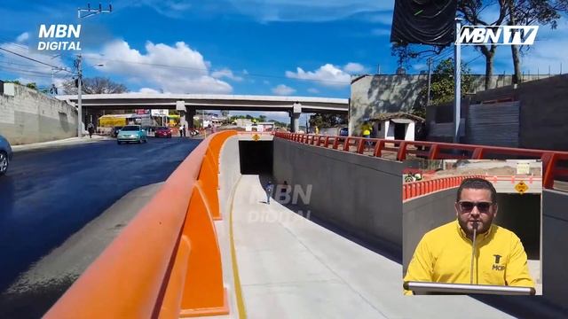 Ministro de Obras Públicas Habilitó Túnel del Paso Multinivel en Santa Ana смотреть онлайн
