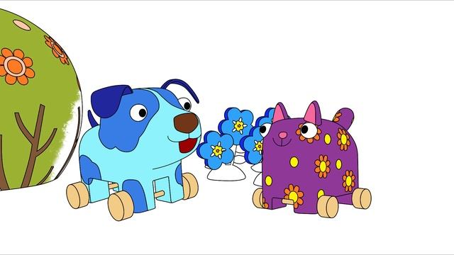 Раскраска Деревяшки — Песенка — Серия 60