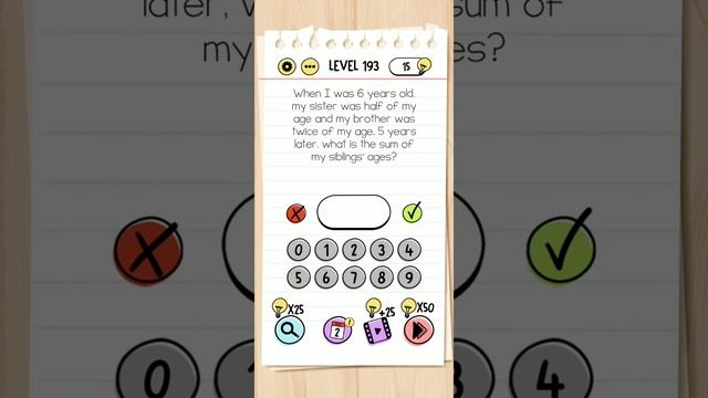 Brain Test Level 182-200 Walkthrough