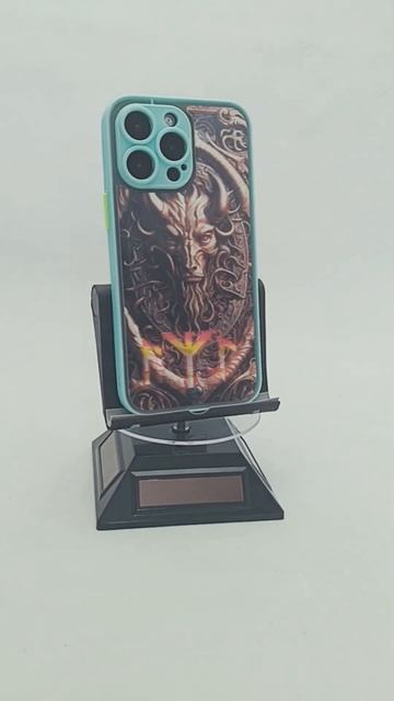 3Д стерео варио наклейки на телефоны и чехлы. Пример наклейки на iPhone 14/15 Pro Max. смотреть онлайн