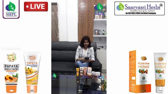 Saarvasri Papaya Face Pack | Face Wash | Melasma Cream | Grand Promotion & Live Testimony | Shpl смотреть онлайн