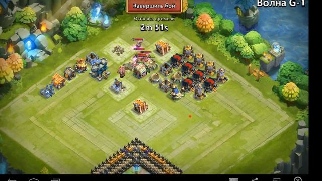 Битва Замков:Качаем Твинка,прохождение волн,#16 смотреть онлайн