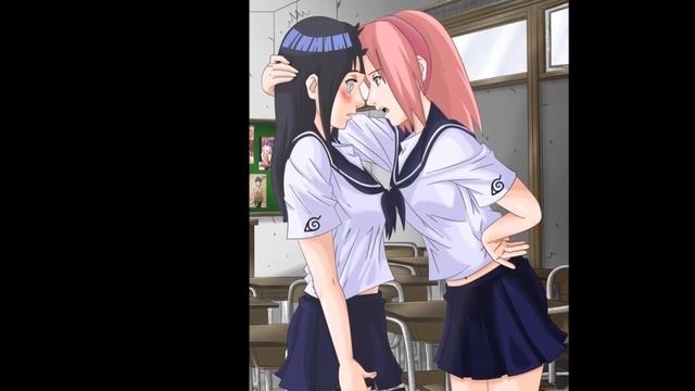 ♥Sakura X Hinata - Naruto Shippuden - Long Kiss Goodbye♥