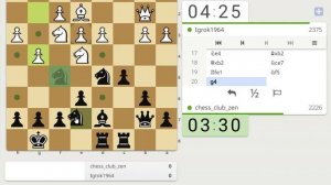 Игра в шахматы с сильным соперником