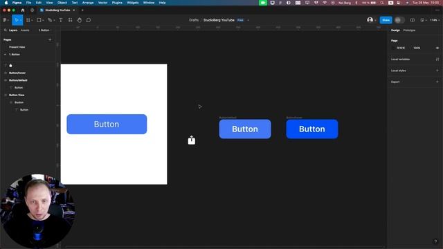 Единственный правильный способ создать кнопку в Figma с Auto Layout! смотреть онлайн