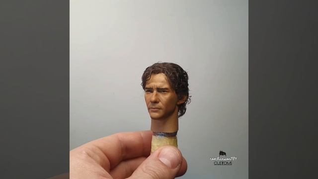 Ayrton Senna 1/6 Head Sculpt with rooted Hair Formula 1 Champion смотреть онлайн